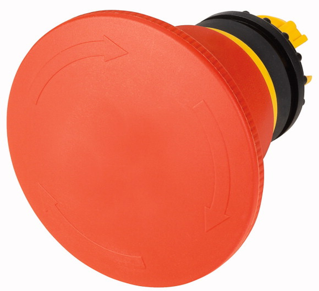 Bouton d'arrêt/arrêt d'urgence EATON, rotation pour déverrouiller M22-PVT60P 121464