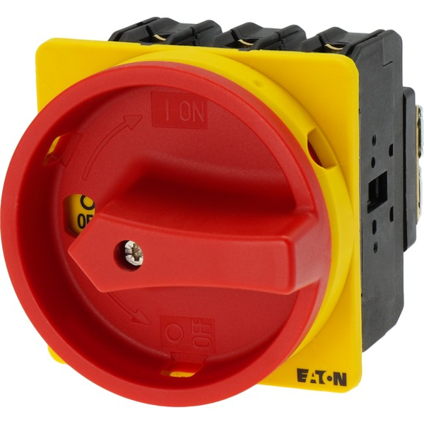 Interrupteur principal 3 pôles Eaton P3-100/EA/SVB rouge jaune