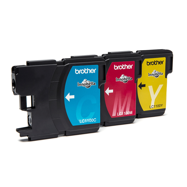 Brother LC1100RBWBP - Yellow, Cyan, Magenta - LC1100RBWBP