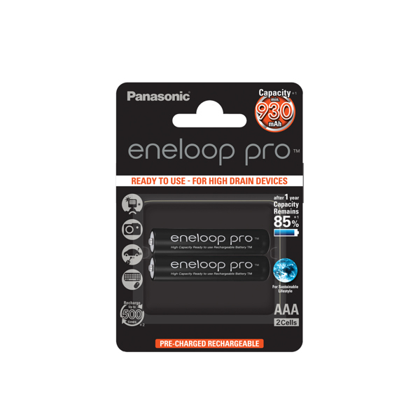 Panasonic eneloop pro BK-4HCDE/2BE