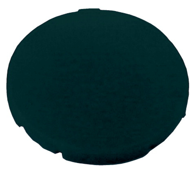 Plaque bouton noire plate Eaton avec étiquette M22-XD-S-D3 (218185)