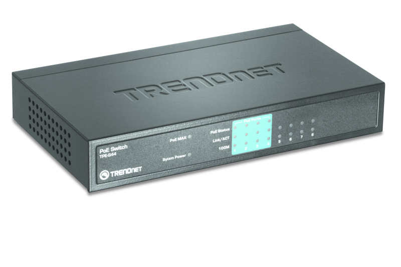 TRENDnet TPE-S44 - Unmanaged PoE Switch - TPE-S44