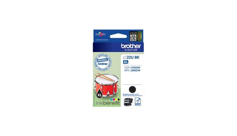 Brother LC22UBK - XL - noir - original