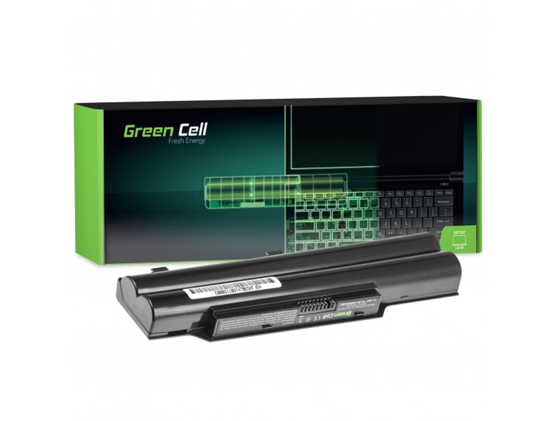 GREEN CELL battery for Fujitsu-Siemens LifeBook / 11.1V 4400mAh - FS10