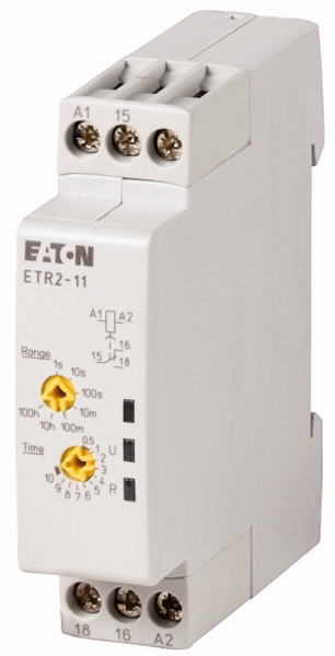 Eaton ETR2-11 - Gray -25 - 60 °C - IEC/EN 61812-1; IEC/EN 60947-5-1; UL 508; CSA-22.2 No. 14; CE marking - 24 - 240 V - 50 - 60 Hz - 24 - 48 V - 262684