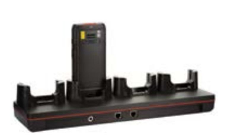 CT40 non-booted 4 bay net base. Kit includes Dock and power supply, must order power cord separately. For Ethernet comms and recharging upto 4 computers only.