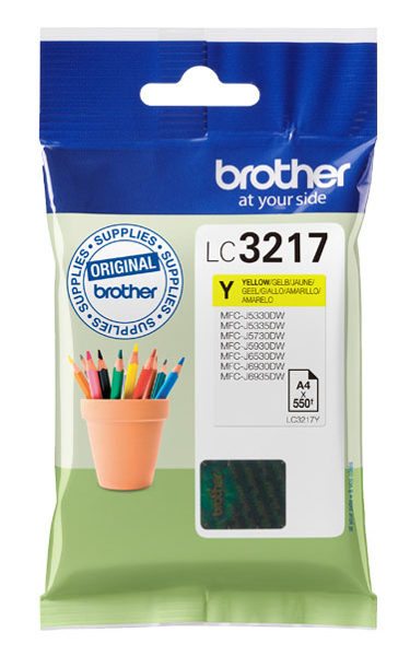 Brother LC3217Y - Jaune - original