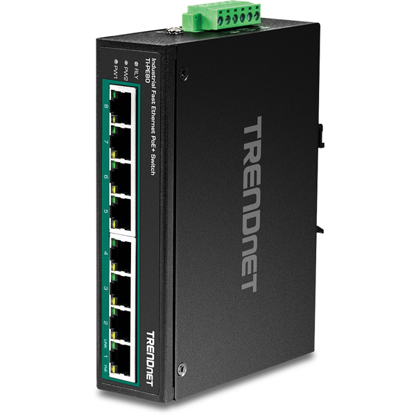 TRENDnet TI-PE80 - Fast Ethernet (10/100) - TI-PE80