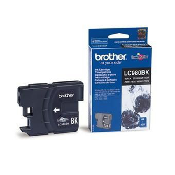 Brother LC980BKBP - Svart - original - LC-980BKBP