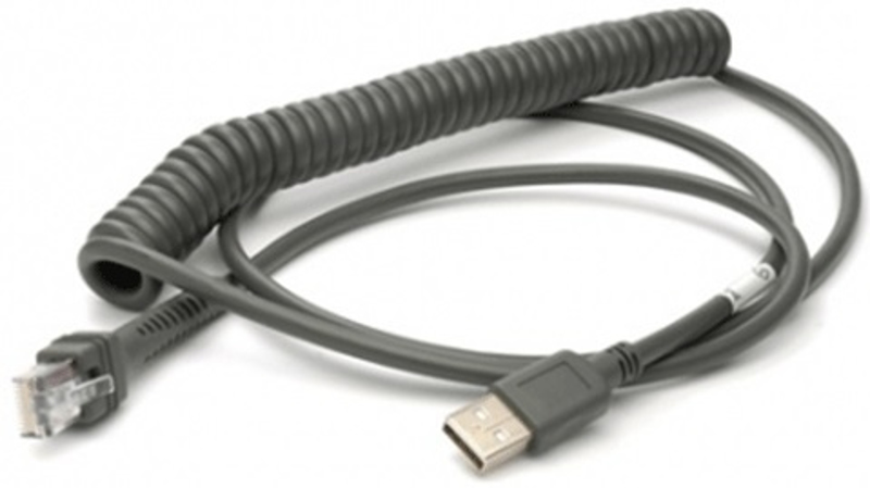 Honeywell 2.9m Spiral USB Cable for Scanners - 53-53235-N-3