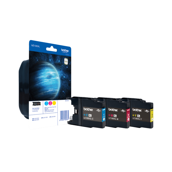 Pack arc-en-ciel Brother LC1280XL
