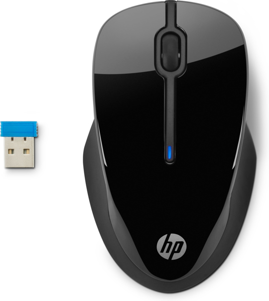 HP 250 - Maus - 3 Tasten - kabellos - 2.4 GHz - kabelloser Empfänger (USB) ( 3FV67AA#ABB ) - 3FV67AA#ABB