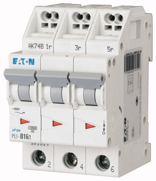 Interrupteur EATON LS 16 A 3 pôles C-Char PLI-C16/3 101321