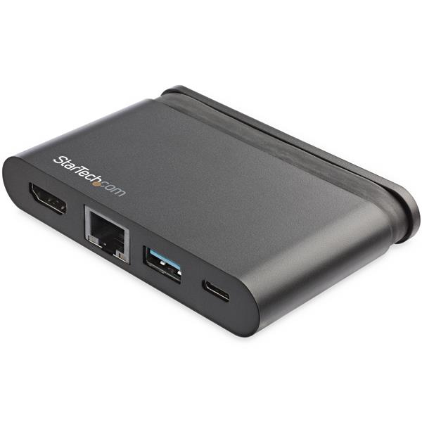 StarTech USB C Multiport Adapter with HDMI - 4K - Mac / Windows - 1xA + 1xC - 100W PD 3.0 - GbE - Docking station - USB-C - DKT30CHCPD