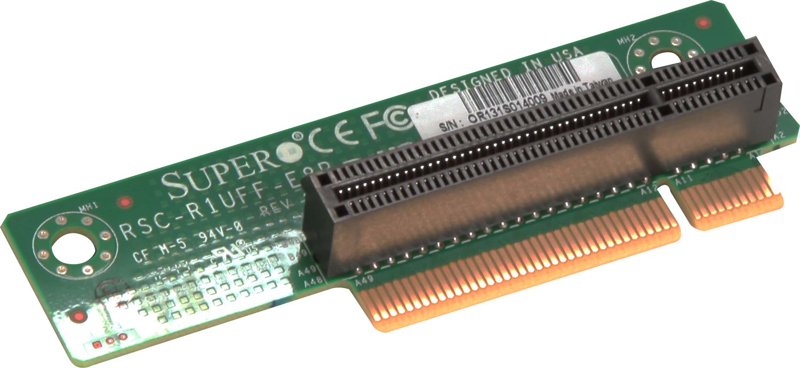 Carte de montage SuperMicro - RSC-R1UFF-E8R