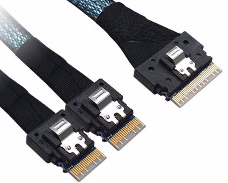 Supermicro Slimline x8 STR vers 2x SlimlineLP x4 FFC40/40CM
