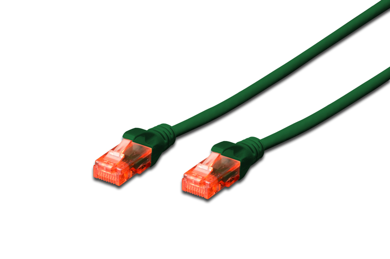 DIGITUS 15m Cat6 U/UTP 15m Cat6 U/UTP (UTP) Grün Netzwerkkabel (DK-1617-150/G)