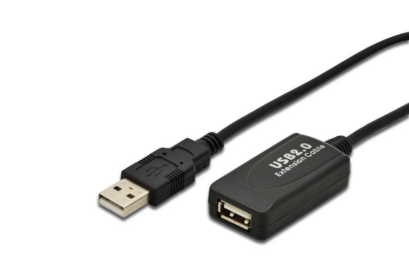 DIGITUS USB 2.0 Active Förlängningskabel 5m - DA-70130-4
