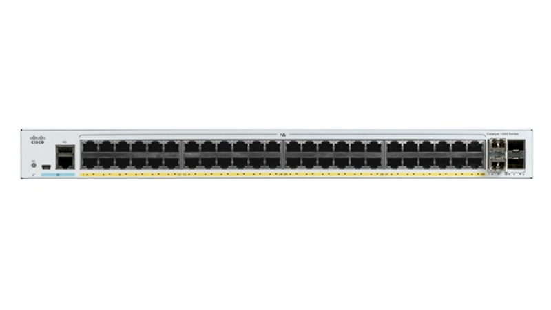 Catalyst 1000, 48 ports Gigabit, données uniquement, 4 liaisons montantes SFP 1G, base LAN