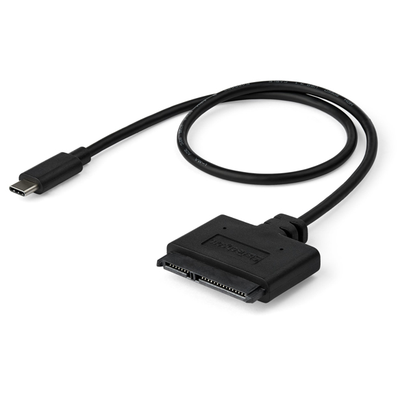 StarTech.com USB C auf SATA Adapter Kabel für 2,5in SSD/HDD - USB 3.1 (10Gbit/s) - Thunderbolt 3 kompatibel - SATA I/II/III (USB31CSAT3CB) - Speicher-Controller - SATA 6Gb/s - USB 3.1 (Gen 2) - USB31CSAT3CB