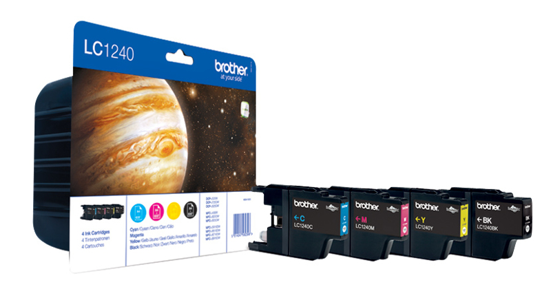 Brother LC1240 Value Pack - 4-pack - LC1240VALBP