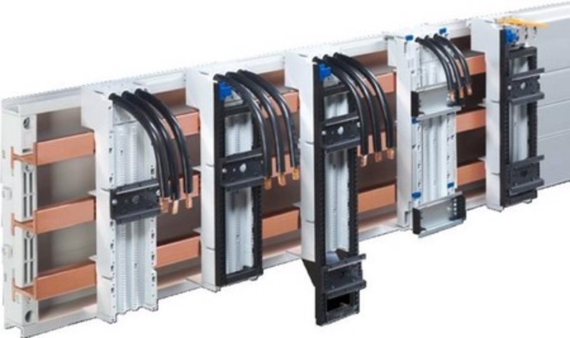 Rittal OM-adapter 25A med AWG 12 B 45mm 3-stift 1 monteringsskena SV 9340310 - 9340310