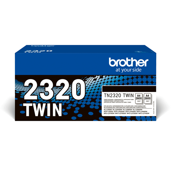 Brother TN2320 TWIN - paquet de 2 - haut rendement