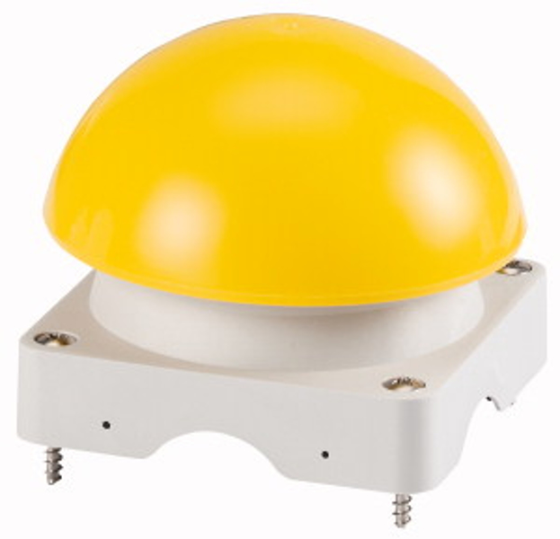Bouton-poussoir champignon jaune Eaton 229754