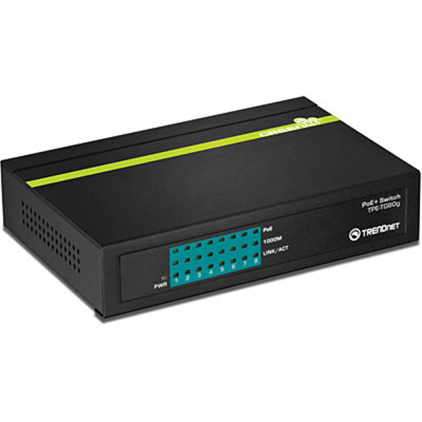 TRENDnet TPE-TG80G - Commutateur en duplex intégral (PoE)