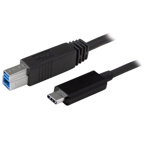 StarTech 1m USB 3.1 USB-C to USB-B cable - USB 3.1 connection cable - USB cable - USB-C (M) to USB Type B (M) - USB 3.1 - 1 m - black - for Apple MacBook - USB31CB1M