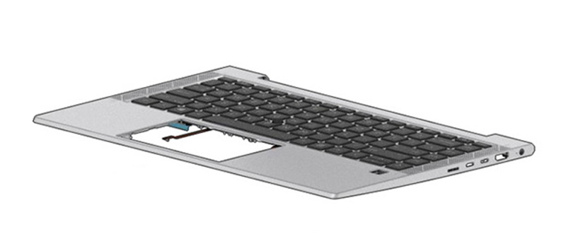 HP SPS-TOP COVER AVEC KBD DSC BL NOR