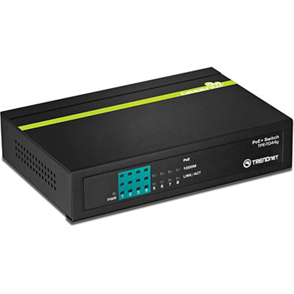 TRENDnet TPE-TG44G - Full duplex - (PoE) Switch - TPE-TG44G