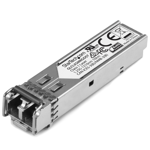 StarTech Cisco GLC-LX-SM-RGD compatible SFP - Gigabit Fiber 1000Base-LX SFP Transceiver Module - SM LC - 10 km - 1310nm - SFP (Mini-GBIC) transceiver module - GigE - GLCLXSMRGDST