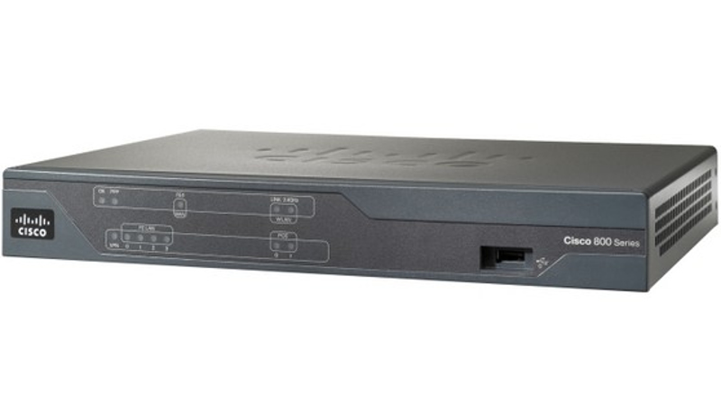 C881-K9 Cisco 881 Ethernet fanless Security Router, Advanced IP Services (SL-880-AIS) - C881-K9
