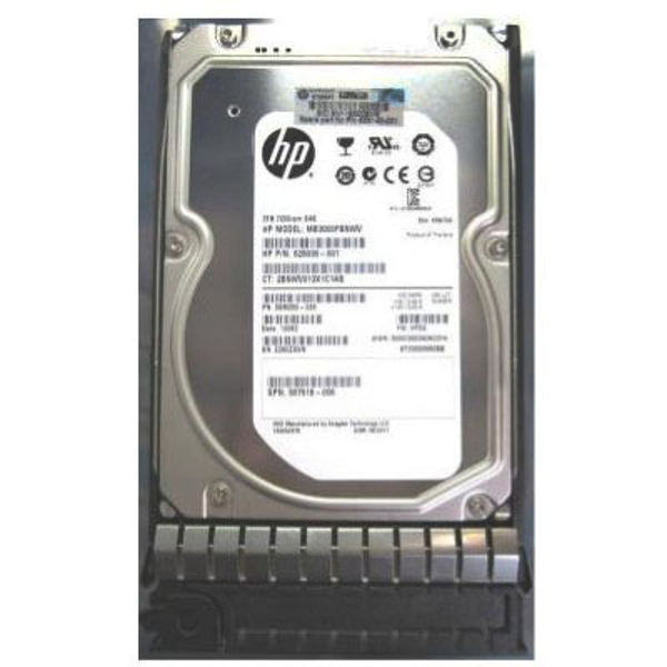 Disque dur HPE 3 To 3,5 pouces LFF SAS 6 Go 7 200 tr/min échangeable à chaud milieu de gamme