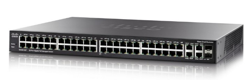 Commutateur PoE Gigabit L3 géré Cisco SG350-52P