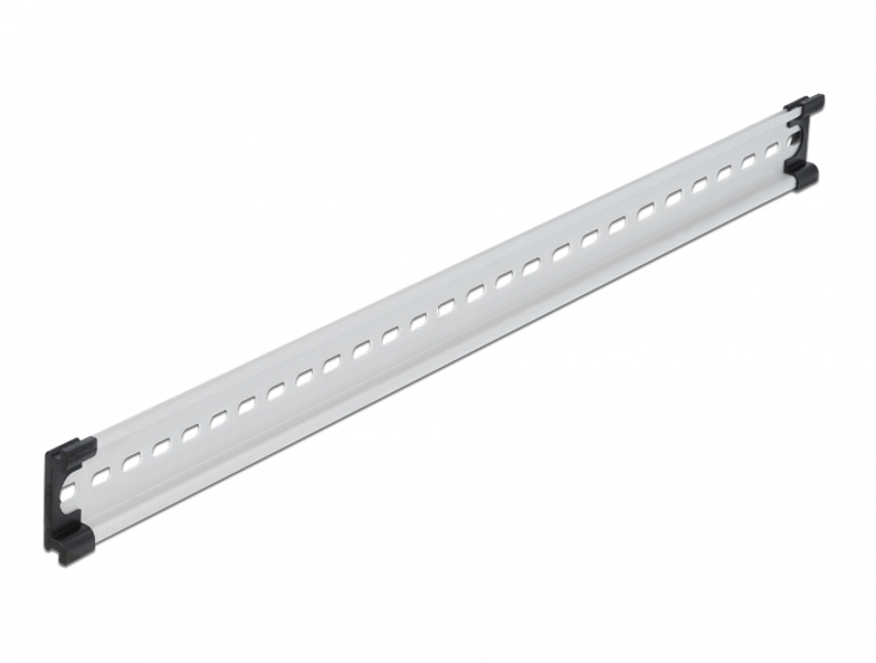 Delock 66171 - Rail DIN 35 x 7,5 mm (19") en aluminium perforé