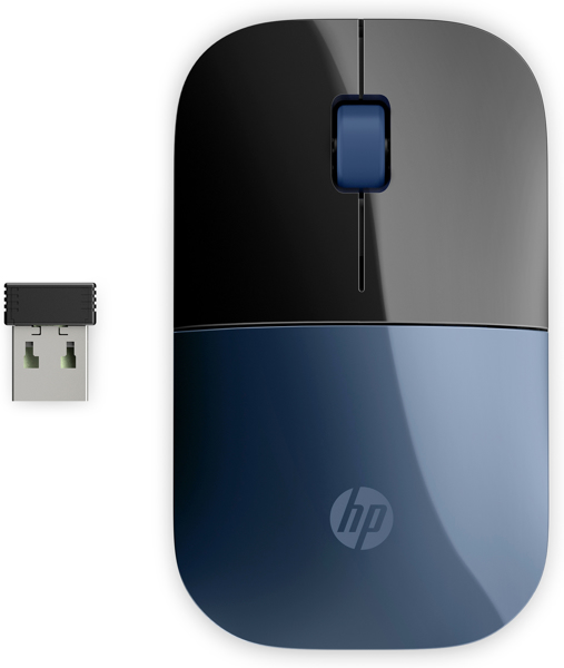 Souris optique sans fil HP Z3700 2,4 GHz Bleu (V0L81AA#ABB)