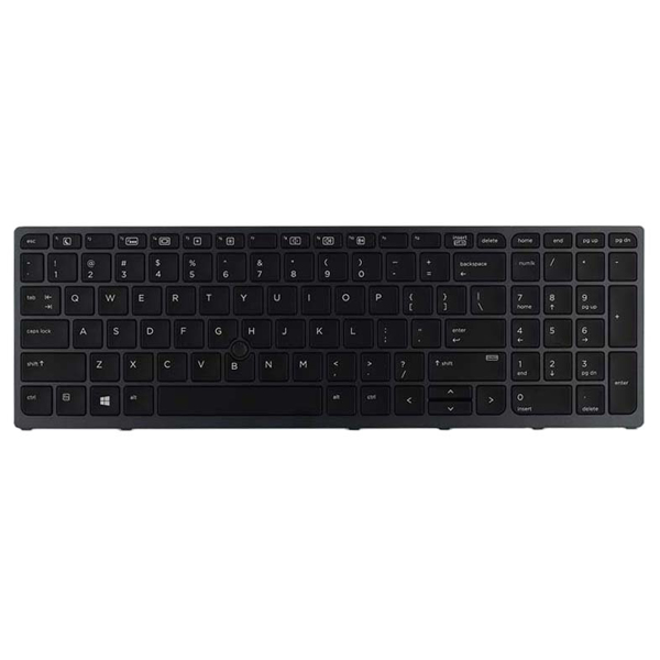 Clavier pour ordinateur portable HP ZBook 15/ZBook 17 G3 Norvège