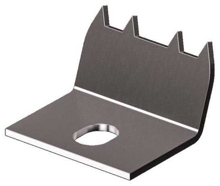 Griffe de fixation Rittal KX pour deuxième niveau de montage PK = 20 pièces