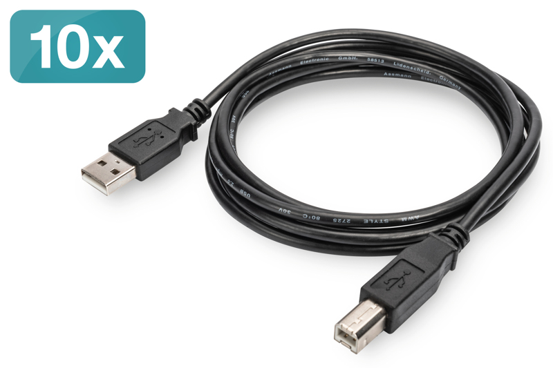 DIGITUS ASSMANN - USB cable - USB (M) to USB Type B (M)