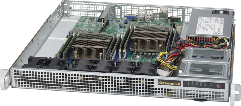 Supermicro 514-505 - Rack - Serveur - Blanc - EATX - 1U - Maison/Bureau