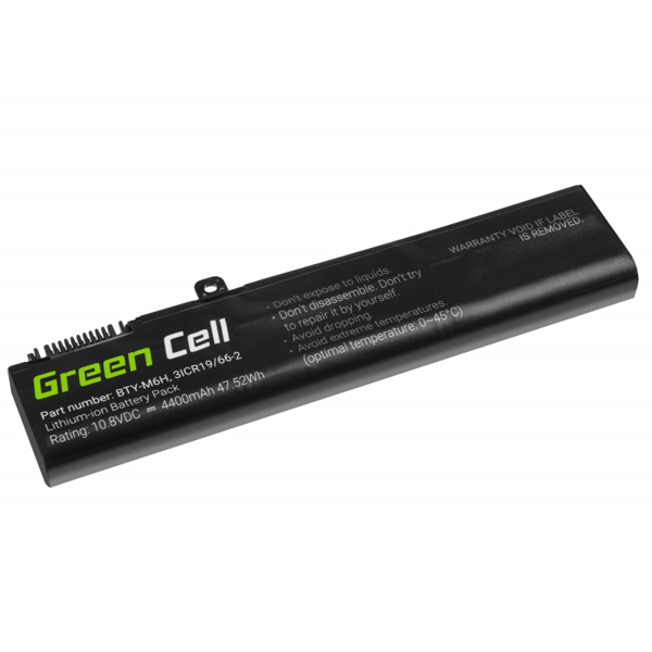 Portable Battery Green Cell BTY-M6H for MSI GE62 GE63 GE72 GE7 - MS16