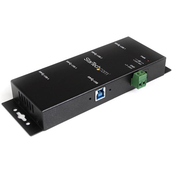 StarTech Mountable 4 Port Industrial USB3.0 Hub ST4300USBM - ST4300USBM