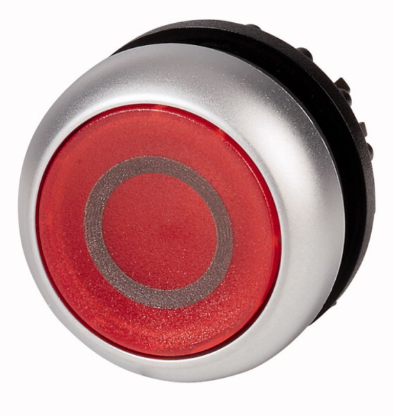 Eaton M22-DL-R-X0 red illuminated pushbutton 1-piece - 216936