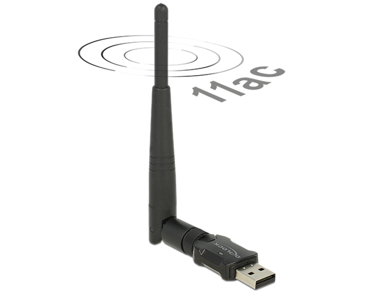 Delock 12462 - Wireless - USB - WLAN - Wi-Fi 5 (802.11ac) - 12462