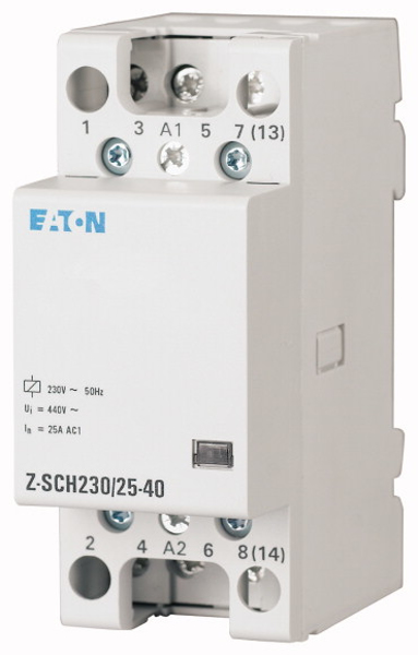 Contacteur d'installation EATON 248851 Z-SCH24/25-40 24 VCA 25 A