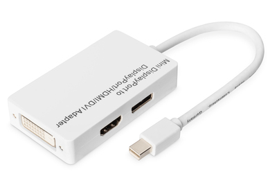 DIGITUS DB-340509-002-W Adaptateur multi-mini DP