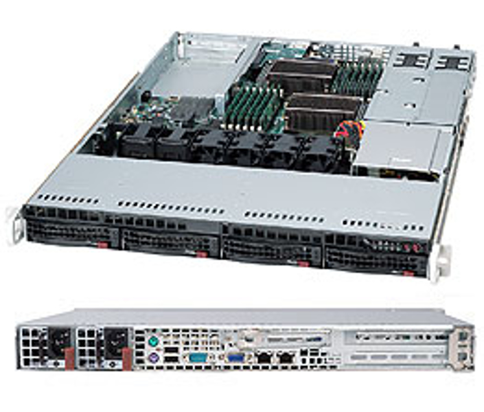 SuperMicro SC815 TQC-R706WB - Rack - 1U - ATX étendu - SATA/SAS