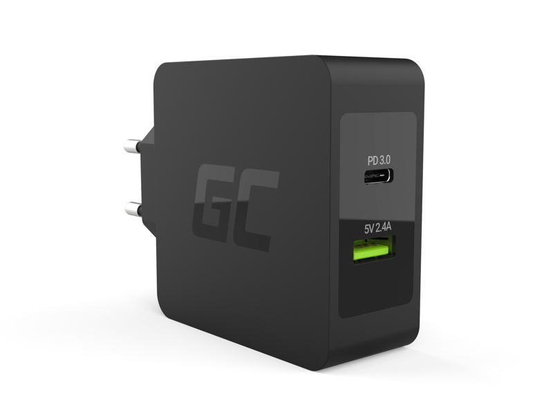 Green Cell USB-C Quick Charge 45W Black - CHAR10